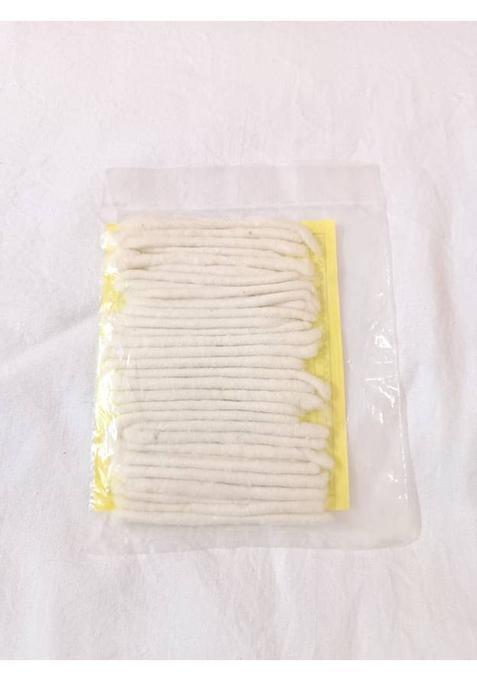 Sadguru Kripa White Surgical Long Cotton Wicks(50 Pcs In 1 Pack)) Wick (Pack Of 12)