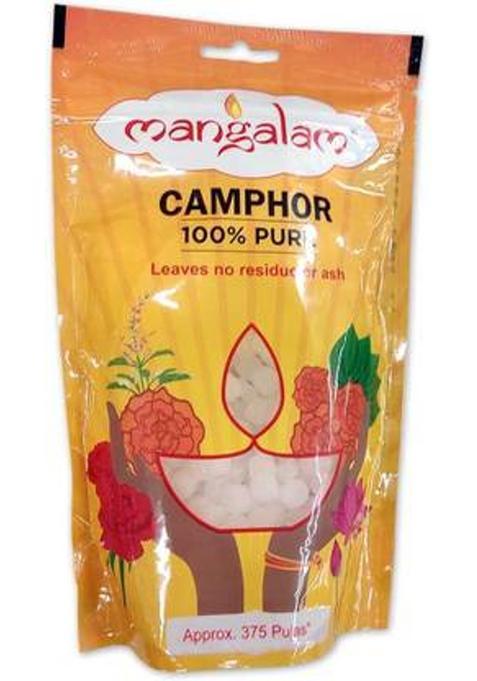Mangalam Camphor Tablet 375 Pujas 250Gm Pouch (250 G)