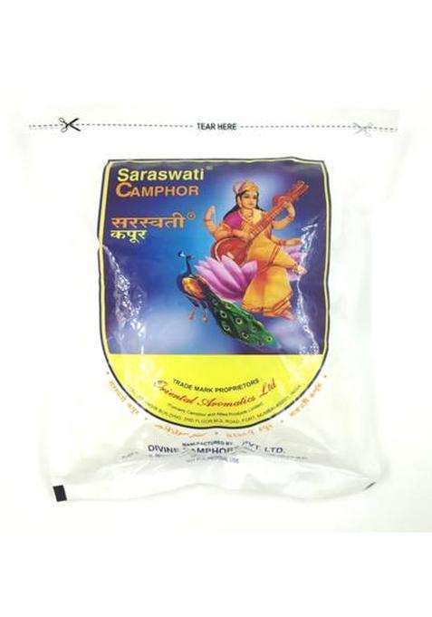 Sarawati Camphor Tablets Pouch | 100Gm |100% Pure Kapoor