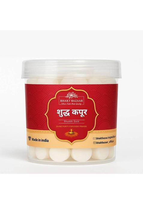 Bhakt Bazaar Camphor Tablet 100G Jar - Pack Of 1