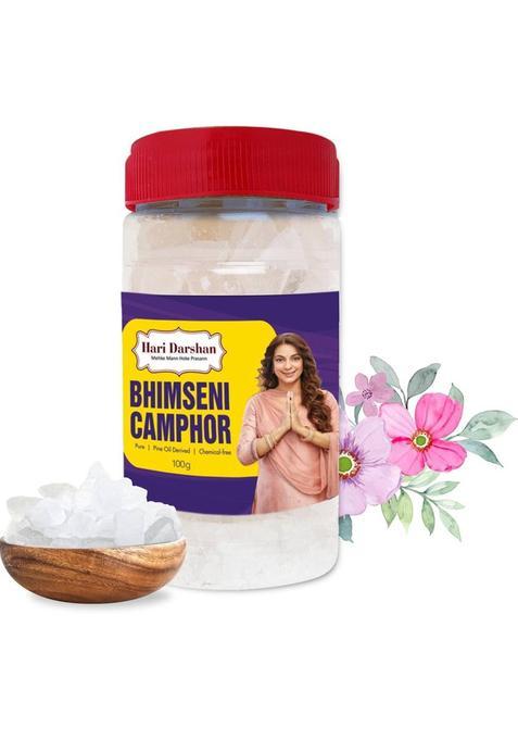 Hari Darshan Bhimseni Pure Camphor For Pooja Havan Meditation (100 G)