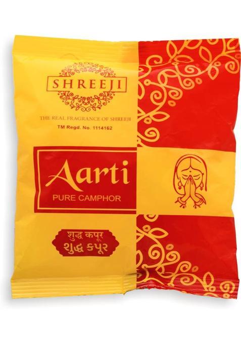 Shreeji Agarbatti Works Arti Camphor Zipper - 100Gms (100 G)