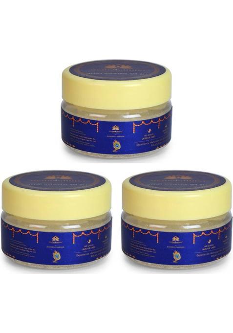 Manokamna Bhimseni Camphor Pack Of 3 (25G Each) Shuddh For Daily Puja And Havan