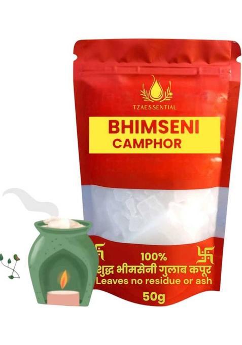 Tzaessential Purest Bhimseni Camphor 100% Original Organic Kapoor (50 G)