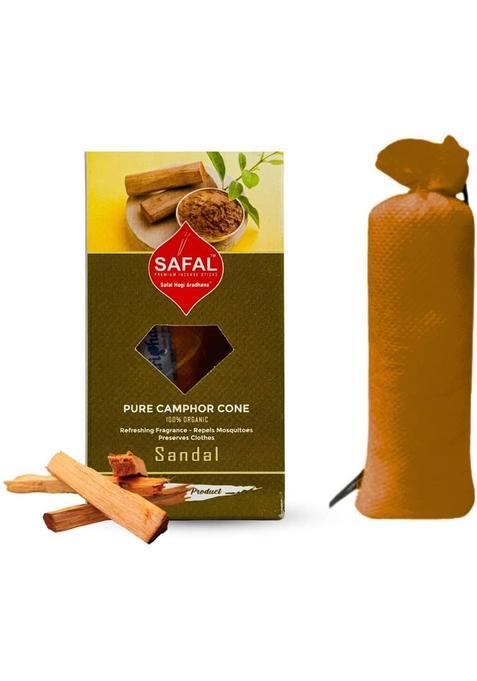 Safal Camphor Cone For Home | Kapoor Air Freshener Car Pack Of 1 (100 G)