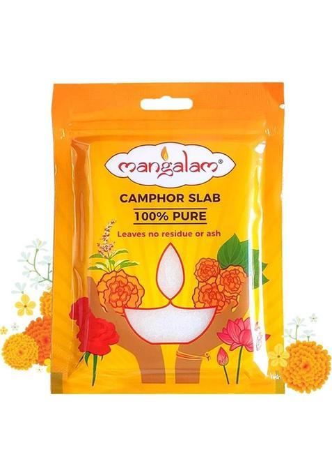 Mangalam Camphor Slab 100Gm Pouch - Pack Of 1 (100 G)