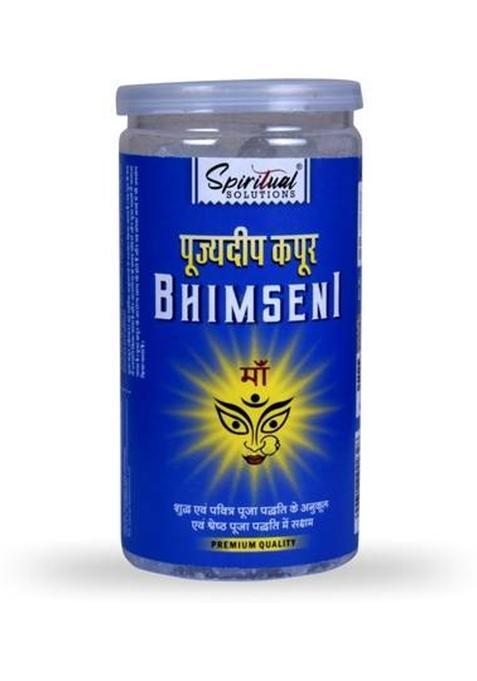 Spiritual Solutions Pure Bhimseni Camphor (Kapoor) Jar 100 Gms (100 G)