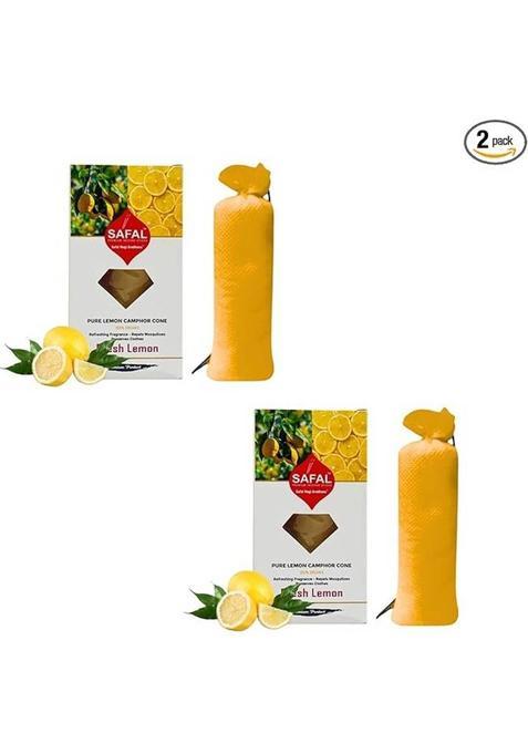 Safal Cone For Home | Pack Of 2 Camphor & Air Purifier Gift Box (200 G)