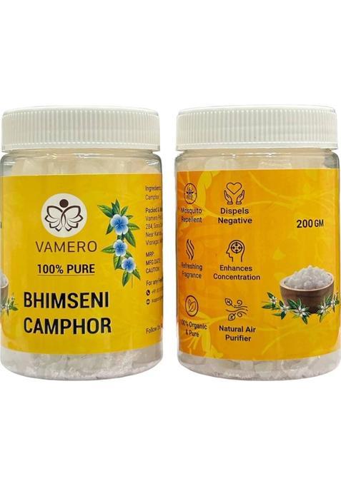 Vamero Pure Bhimseni Camphor/Kapur/Kapoor Tablets 200Gm (Pack Of 2) (400 G)