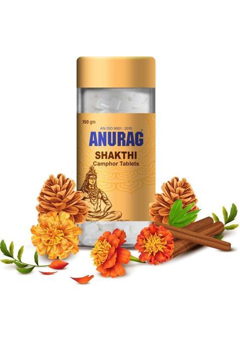 Anurag Pure Camphor 150G Jar|100 % Natural For Pooja & Havan
