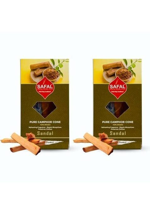 Safal Camphore Cone | Camphor Cones For Home Pack Of 2 Kapoor (200 G)