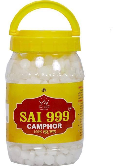 Sai999 Camphor Tablet Jar (Button Tablets Handle 500 Gm Pack Of 1) (500 G)