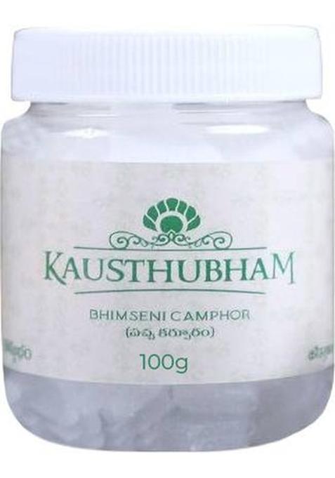 Kausthubham Bhimseni Camphor - 100G: Aromatic Fragrance For Rituals (100 G)