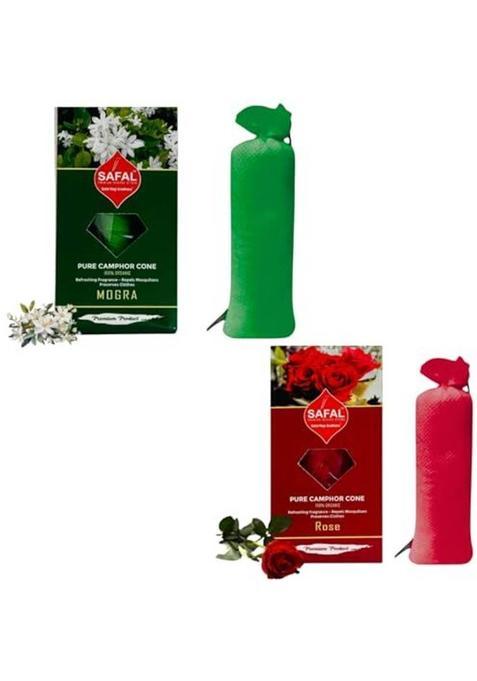 Safal Camphor Cone For Home Pack Of 2 Bathroom Room Car (200 G)