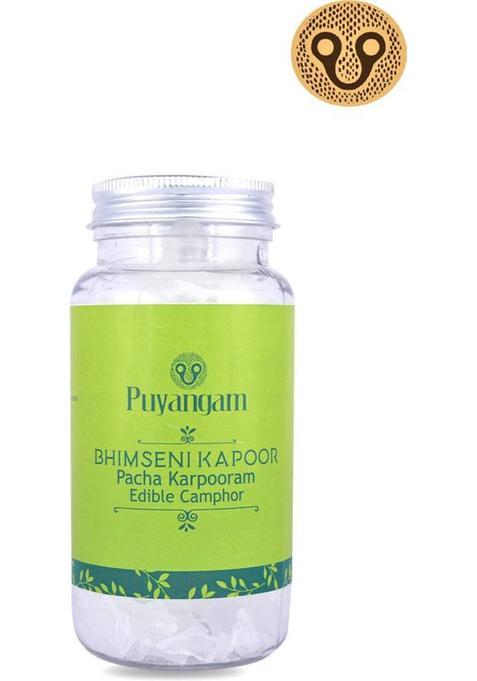 Puyangam 100% Pure Pacha Karpooram / Bhimseni Kapoor Edible Camphor 150 Gm (150 G)