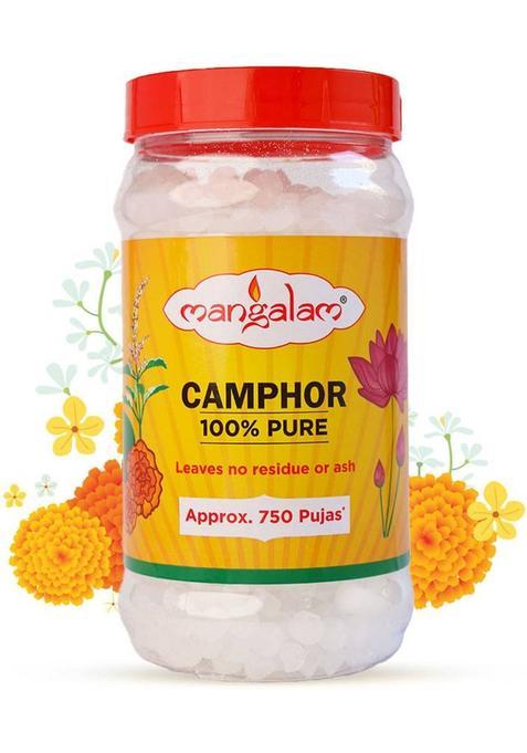 Mangalam Camphor Tablet 500G Jar For Puja | Meditation & Other Religious Rituals (500 G)