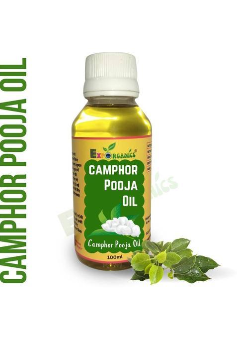 Expo Organics Camphor Pooja Oil For Aarti Meditation & Spiritual Healing (Kapoor Ka Tel) (100 Ml)