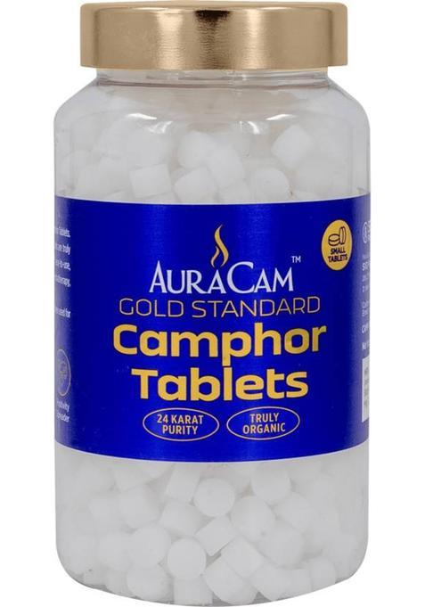 Auracam Gold Standard Camphor Tablets For Puja/Kapooram Tablets(Small Pack Of 1 250G) (250 G)