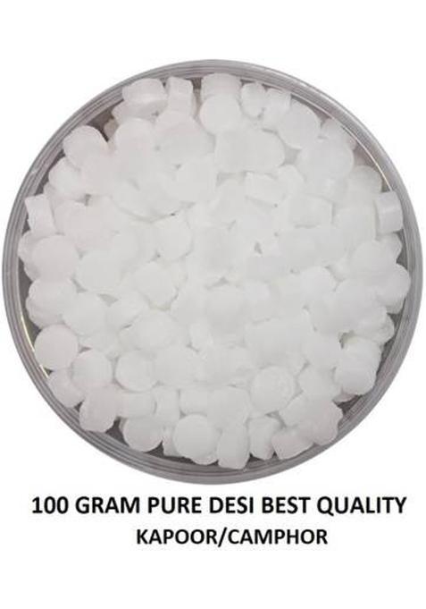 Rifof 100% Pure Kapoor Round Shape 100Gm Pooja Dhoop Camphor Bhimseni