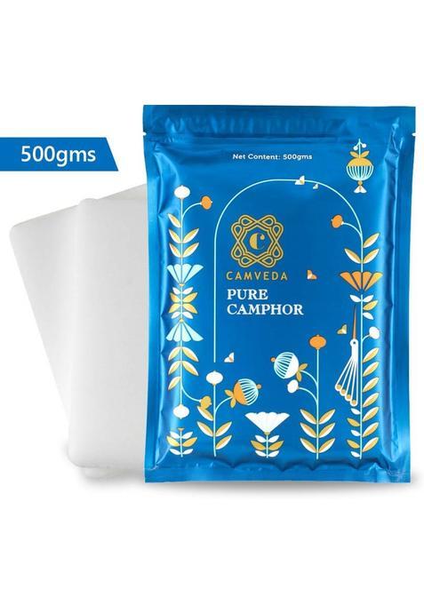Camveda Camphor Slab- 500Gms (500 G)