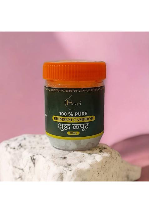 Havya Bhimseni Camphor 100Gm Jar - Pack Of 1