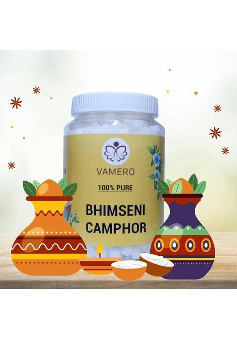 Vamero Pure Bhimseni Camphor/Kapur/Kapoor Tablets 200Gm (Pack Of 1) (200 G)