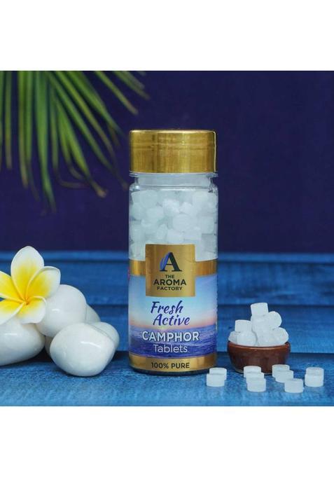The Aroma Factory Pure Camphor Tablets Fresh Active (80 G)
