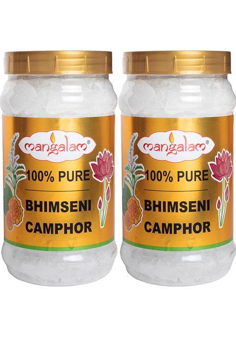 Mangalam Bhimseni Camphor 500G Jar - Pack Of 2 (500 G)