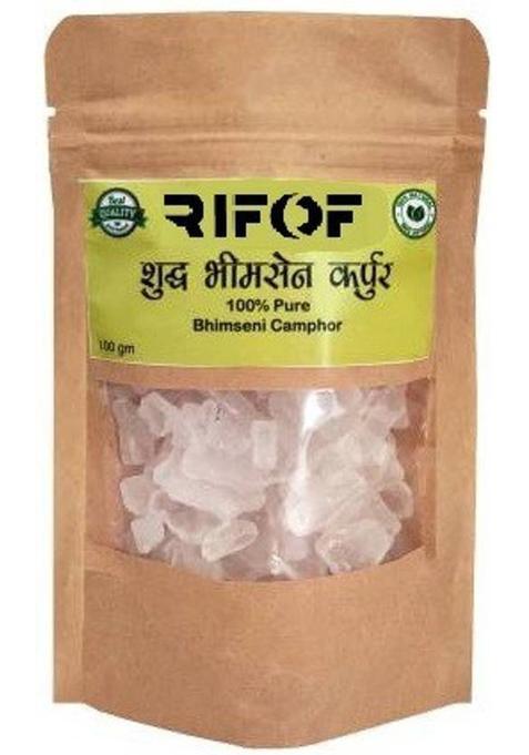Rifof Camphor Bhimseni Kapoor | Deshi Shudhh Karpur 100 Gram