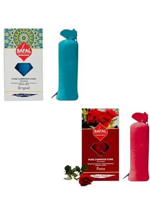 Safal Camphor Cone For Home Pack Of 2 Bathroom Kapoor Pooja (200 G)