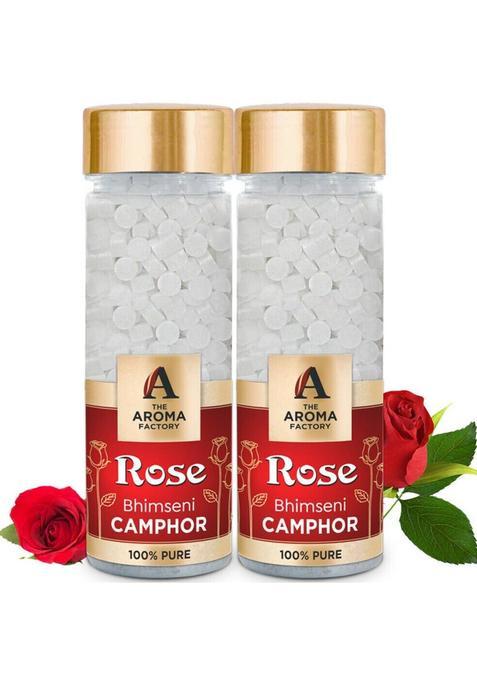 The Aroma Factory Pure Camphor Tablets Rose Zero Residue Kapoor With Fragrance For Pooja