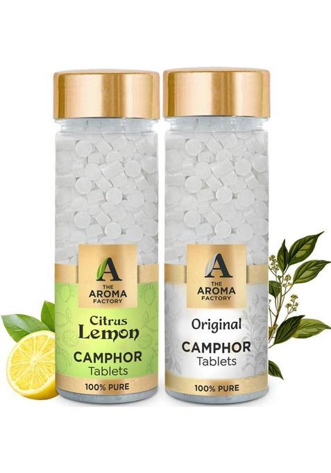 The Aroma Factory Tablets, Citrus Lemon & Original (160 G)