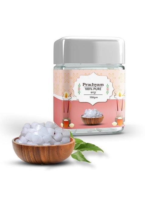 Prachyam 100% Pooja Ke Liye Kapoor Aarti Dhyan Kapur Dhuwa Rahit Kapur (150 G)