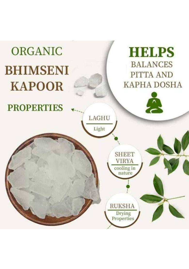 Pmkessential 100% Pure Camphor Tablets Kapoor Dani Diffusers Puja (25 G) - Indya