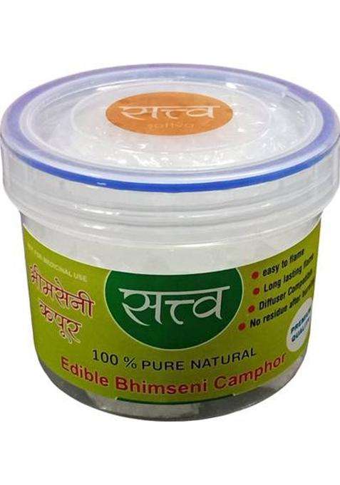 Lagfly Sattava 100% Natural Pure Bhimseni Camphor 125 Grams (125 G)