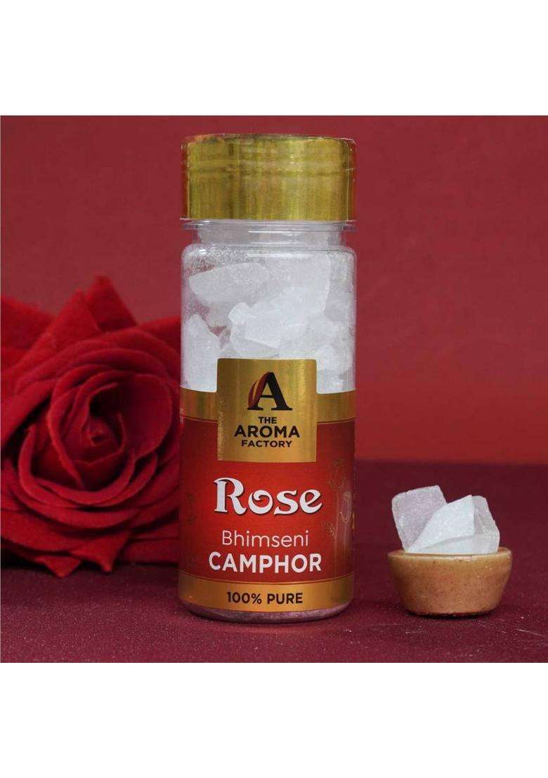 The Aroma Factory Pure Bhimseni Camphor Rose (80 G) - Indya