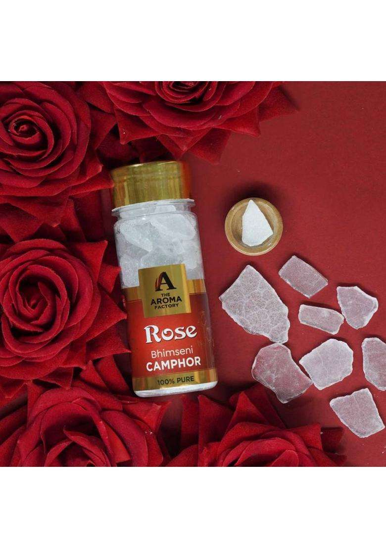 The Aroma Factory Pure Bhimseni Camphor Rose (80 G) - Indya