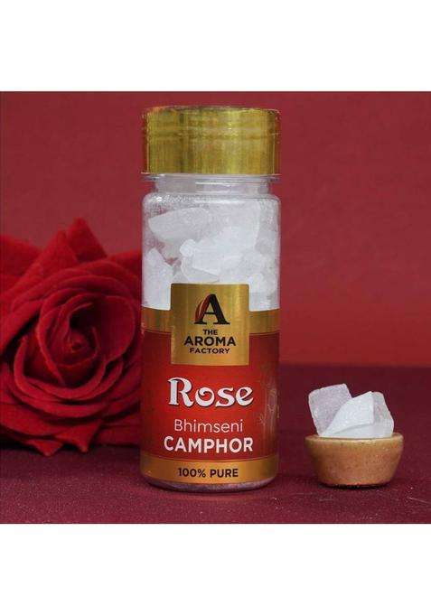 The Aroma Factory Pure Bhimseni Camphor Rose (80 G)