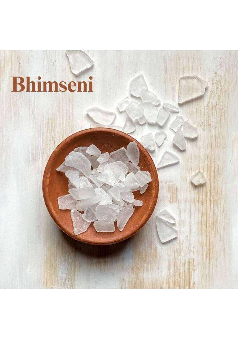 Prachyam Natural 100% Bhimseni Kapoor Camphor For Puja Meditation & Air Purifier (100 G) - Indya