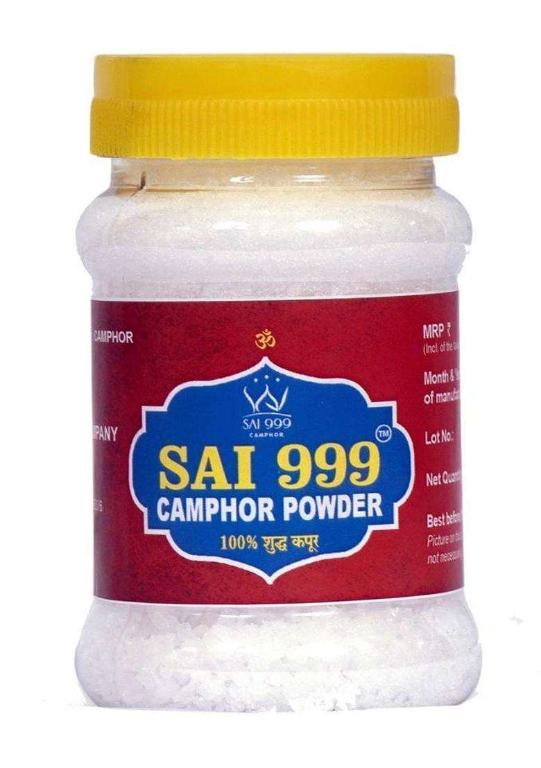 Sai999 Camphor Powder (100 Gm Pack Of 1) For Pooja Aarti MeditationHavan Etc G) - Indya