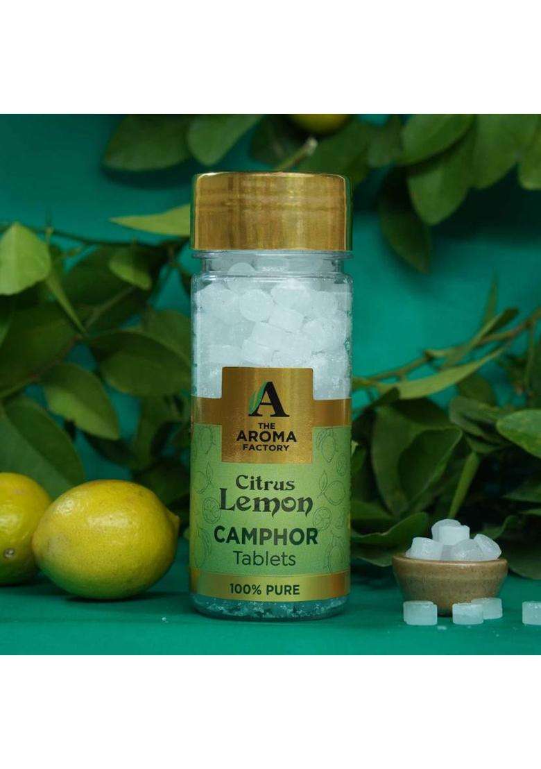 The Aroma Factory Tablets Citrus Lemon & Fresh Active (160 G) - Indya