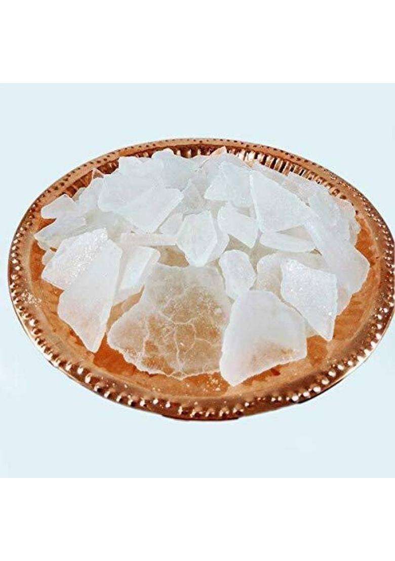 Sree Andal Pacha Karpuram/Karpooram Pure Borneol Flakes A+ Grade (50 G) - Indya