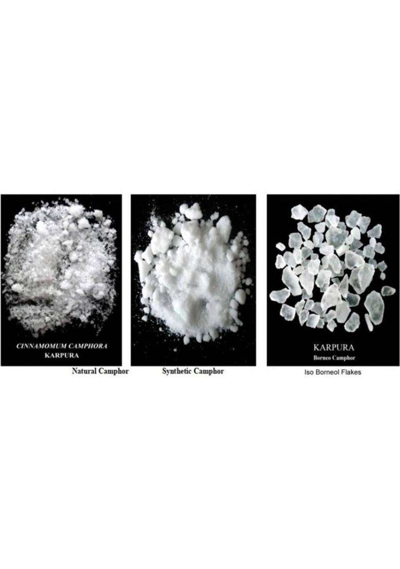 Sree Andal Pacha Karpuram/Karpooram Pure Borneol Flakes A+ Grade (50 G) - Indya