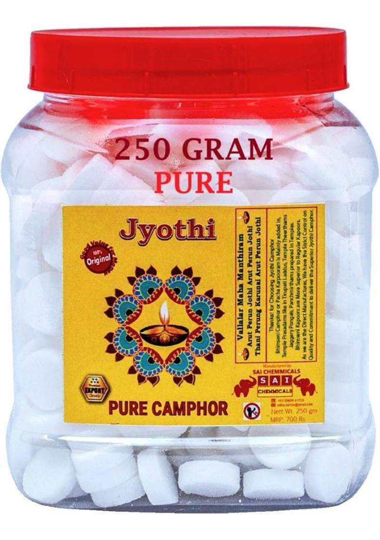 Jyothi Pure Karpooram Kapur Soodam Camphor (250 Gm X Pack Of 1) - Indya