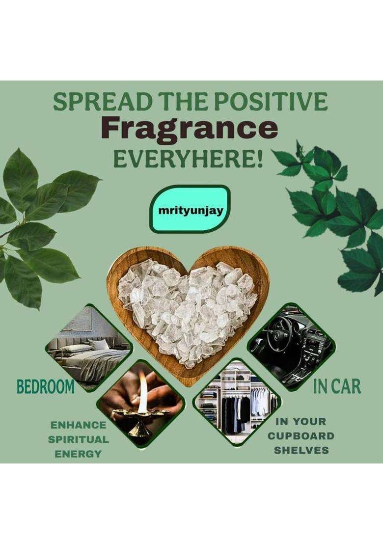 Mrityunjay Organic Pure Camphor 50 Gm Prayer Kit - Indya