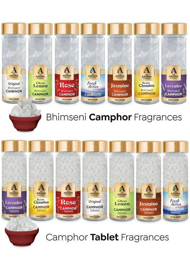 The Aroma Factory Camphor Rose & Kesar Chandan (160 G) - Indya