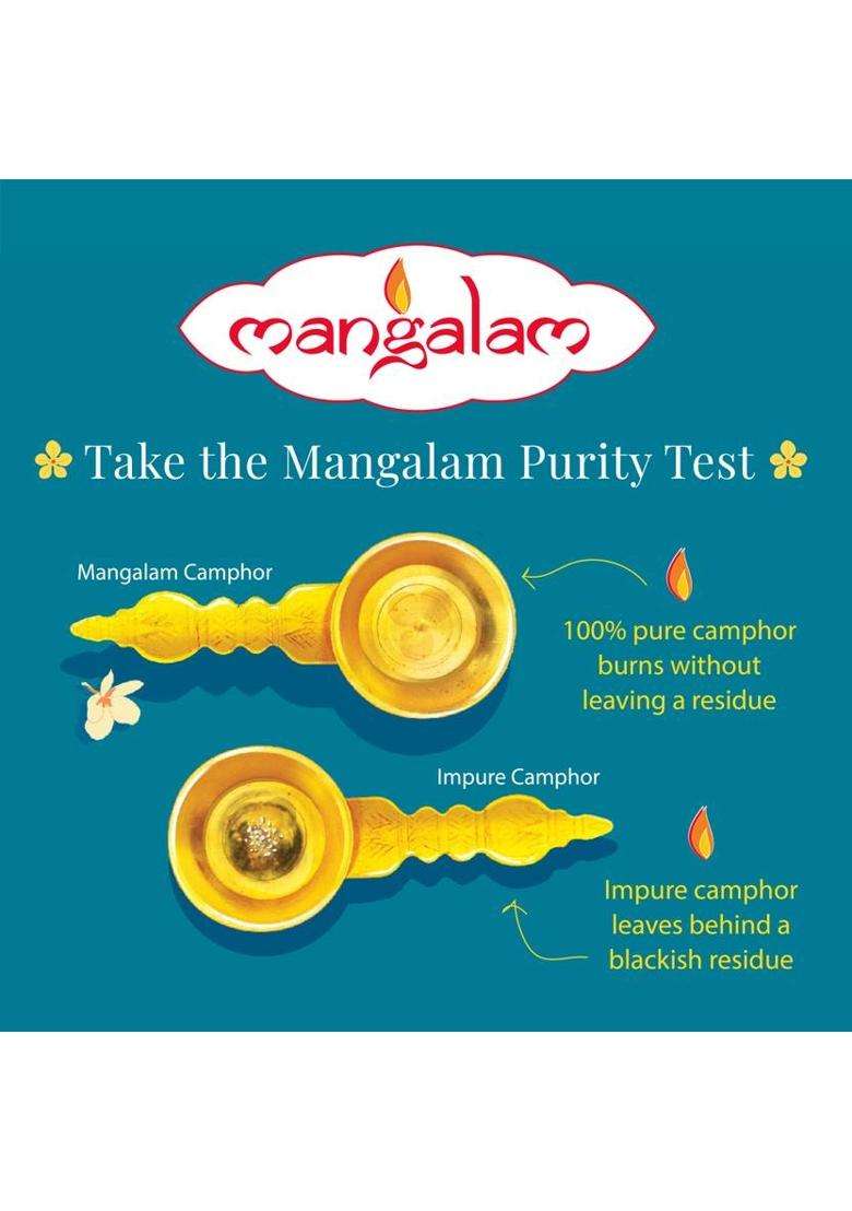 Mangalam Camphor Tablet 500G Pouch - Pack Of 1 (500 G) - Indya