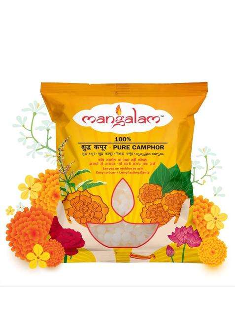Mangalam Camphor Tablet 500G Pouch - Pack Of 1 (500 G)