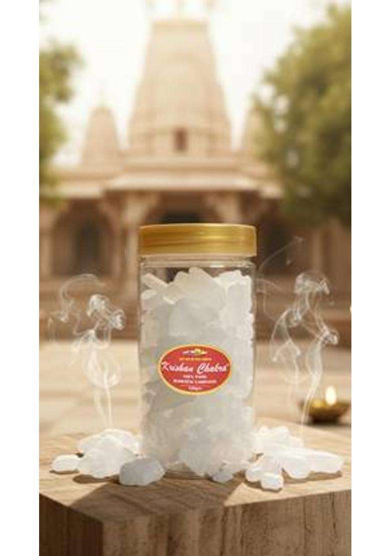 Krishan Chakra Bhemseni Camphor 100 Gm (100 G) - Indya