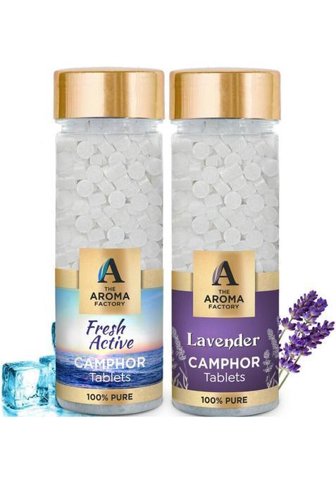 The Aroma Factory Tablets, Fresh Active & Lavender (160 G)